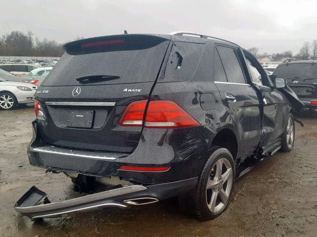 4JGDA5HB7GA710787 - 2016 MERCEDES-BENZ GLE 350 4M BLACK photo 4