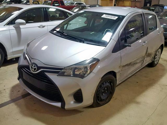 VNKKTUD30GA069648 - 2016 TOYOTA YARIS L SILVER photo 2