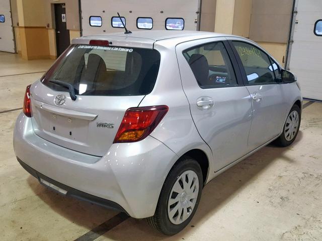 VNKKTUD30GA069648 - 2016 TOYOTA YARIS L SILVER photo 4