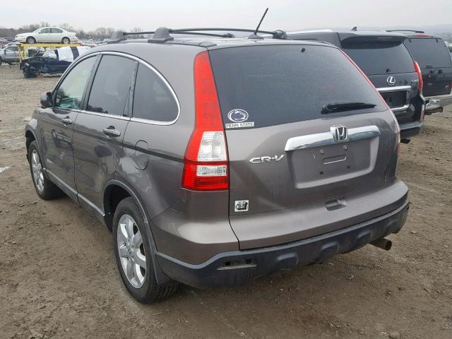 5J6RE38789L018134 - 2009 HONDA CR-V EXL GRAY photo 3