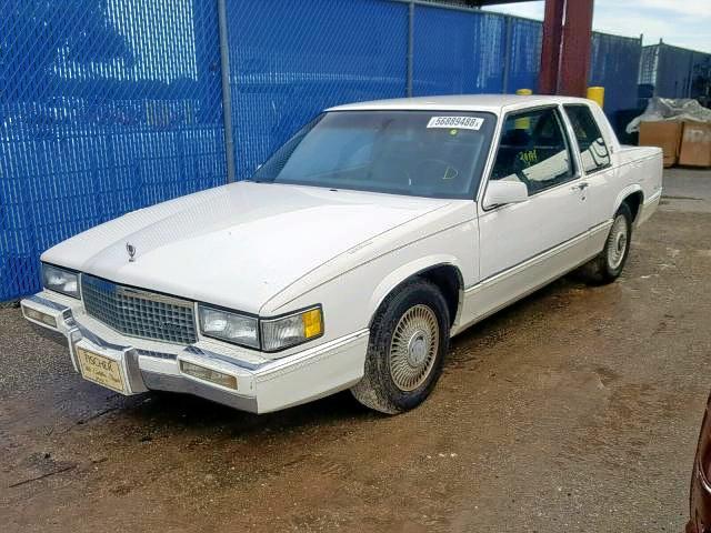 1G6CD1330L4321243 - 1990 CADILLAC DEVILLE SILVER photo 2