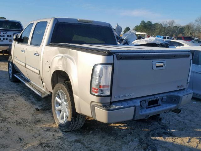 2GTEK638781162826 - 2008 GMC NEW SIERRA BEIGE photo 3