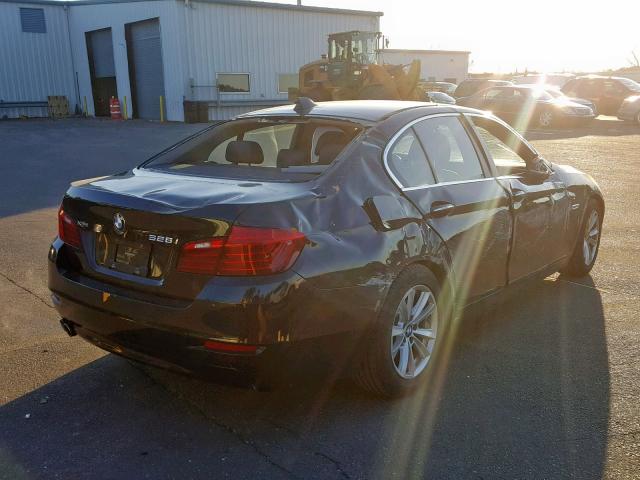 WBA5A7C50ED615826 - 2014 BMW 528 XI BLACK photo 4