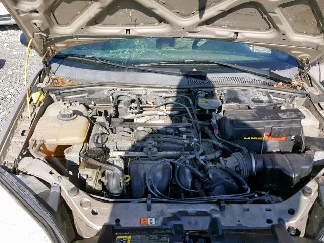 1FAFP34N07W254561 - 2007 FORD FOCUS ZX4 TAN photo 7