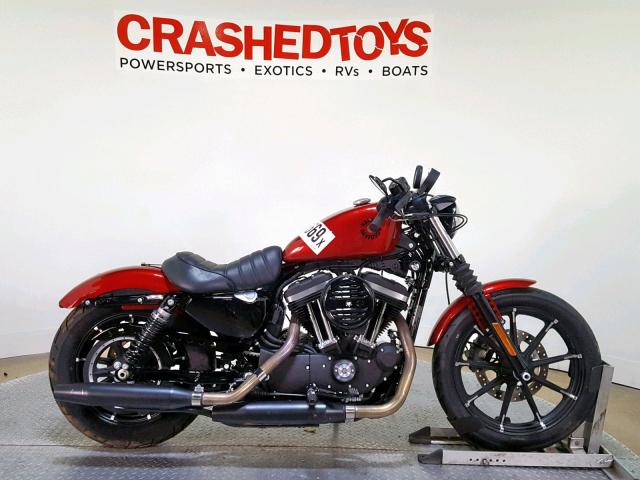 1HD4LE213KC414420 - 2019 HARLEY-DAVIDSON XL883 N RED photo 1