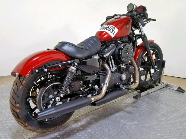 1HD4LE213KC414420 - 2019 HARLEY-DAVIDSON XL883 N RED photo 8