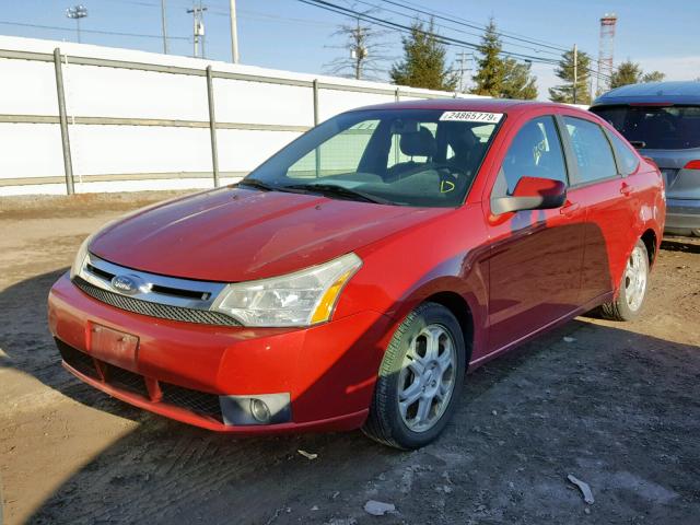 1FAHP36N69W270711 - 2009 FORD FOCUS SES RED photo 2