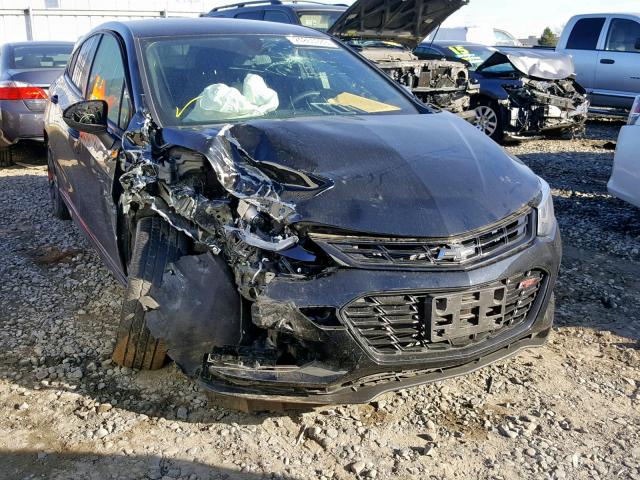 3G1BE6SM8JS598404 - 2018 CHEVROLET CRUZE LT BLACK photo 1