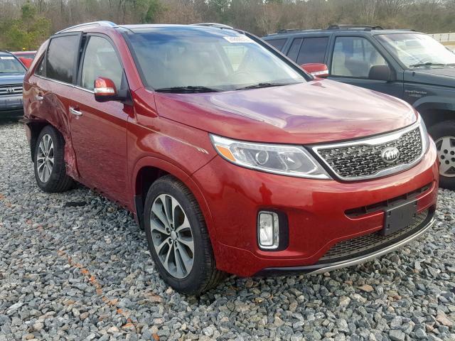 5XYKW4A71FG581151 - 2015 KIA SORENTO SX BURGUNDY photo 1