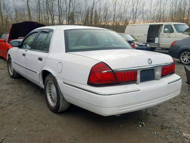 2MEFM75W02X661924 - 2002 MERCURY GRAND MARQ WHITE photo 3