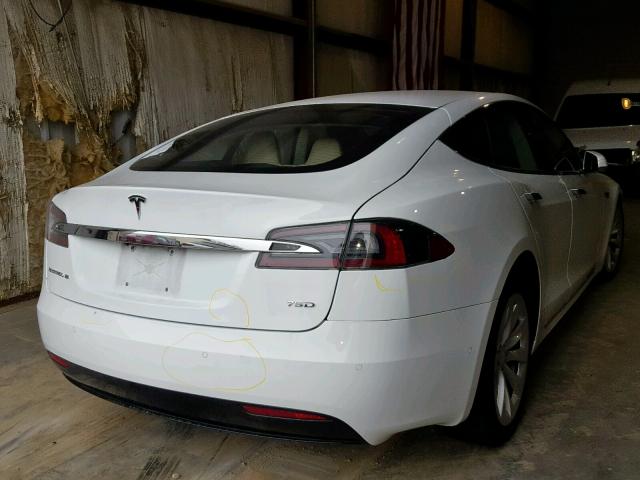 5YJSA1E23GF156633 - 2016 TESLA MODEL S WHITE photo 4