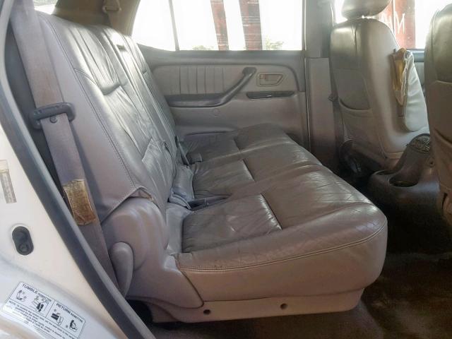 5TDBT48A63S191994 - 2003 TOYOTA SEQUOIA LI WHITE photo 6