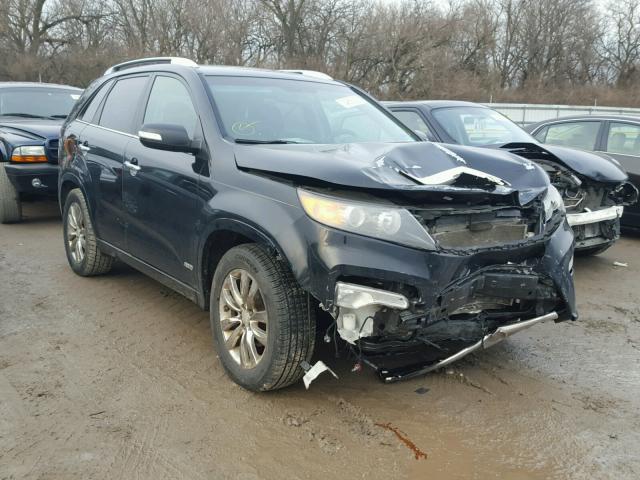 5XYKWDA28BG101394 - 2011 KIA SORENTO SX BLACK photo 1