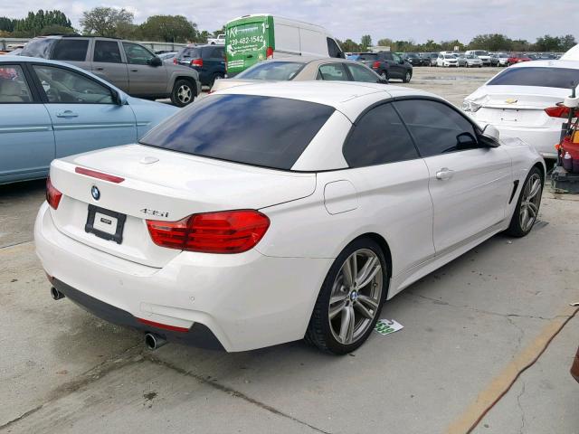 WBA3T3C55G5A41105 - 2016 BMW 435 I WHITE photo 4