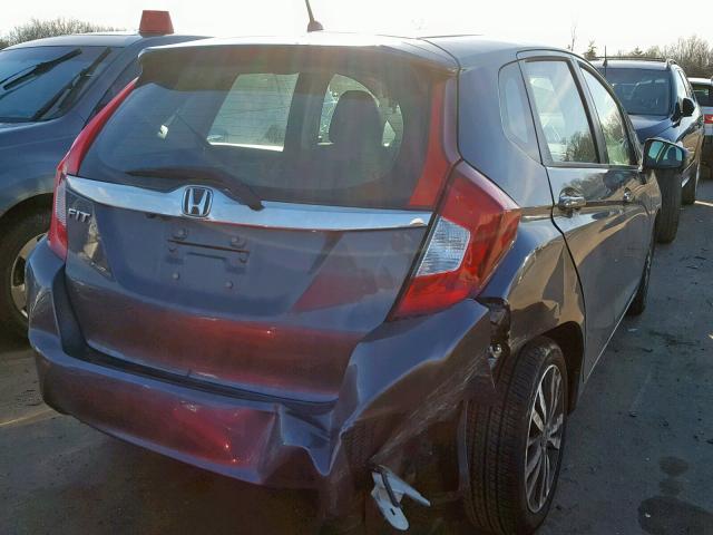 3HGGK5G77HM703386 - 2017 HONDA FIT EX GRAY photo 4