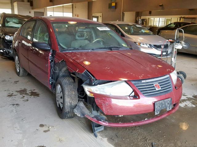 1G8AJ52F95Z165915 - 2005 SATURN ION LEVEL BURGUNDY photo 1