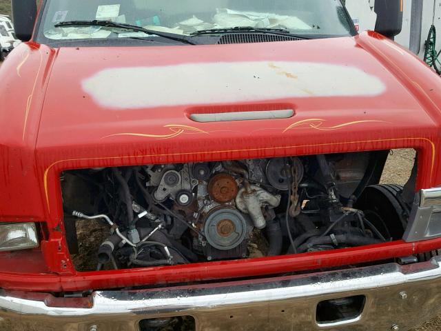 1GBE5C1226F401844 - 2006 CHEVROLET C5500 C5C0 RED photo 7