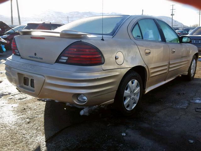 1G2NF52F92C133039 - 2002 PONTIAC GRAND AM S GOLD photo 4