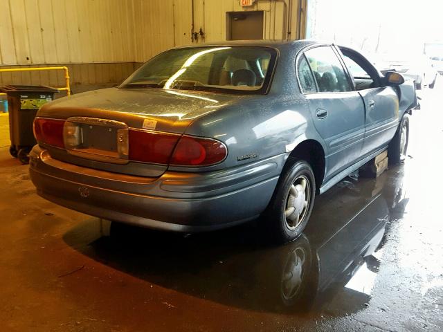 1G4HP54K9YU277110 - 2000 BUICK LESABRE CU BLUE photo 4