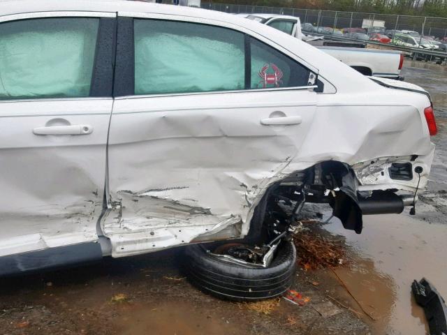 1FAHP2E87EG184690 - 2014 FORD TAURUS SEL WHITE photo 10