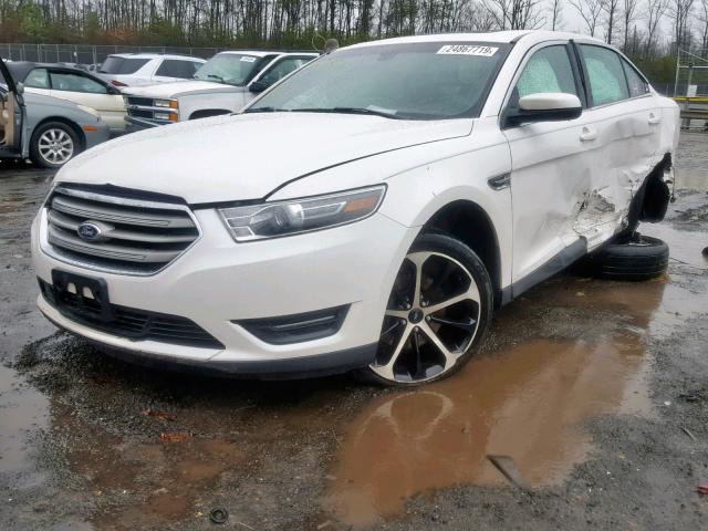 1FAHP2E87EG184690 - 2014 FORD TAURUS SEL WHITE photo 2