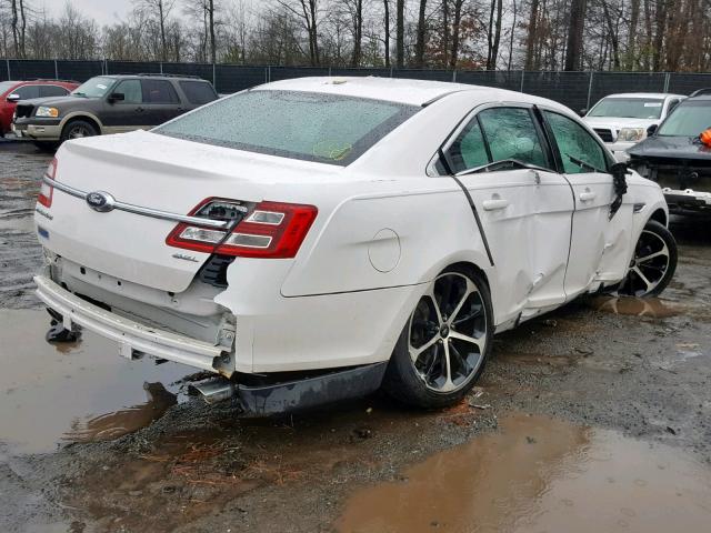 1FAHP2E87EG184690 - 2014 FORD TAURUS SEL WHITE photo 4