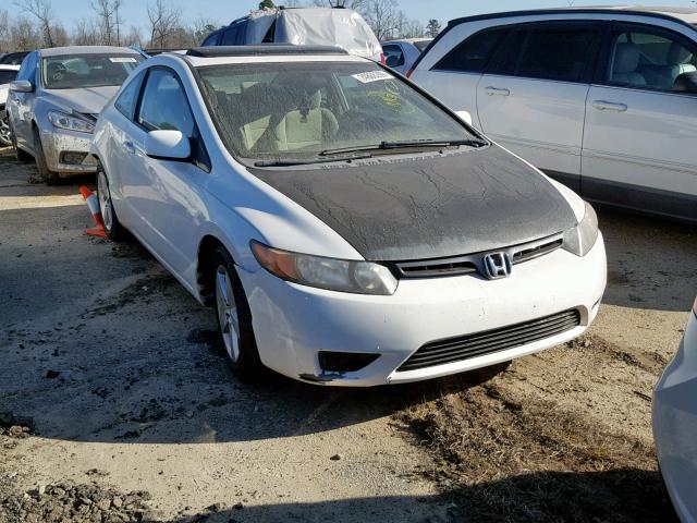 2HGFG12848H542144 - 2008 HONDA CIVIC EX WHITE photo 1