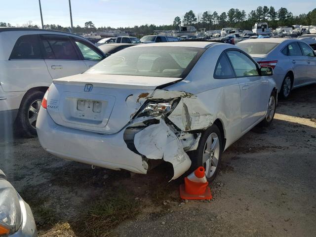 2HGFG12848H542144 - 2008 HONDA CIVIC EX WHITE photo 4