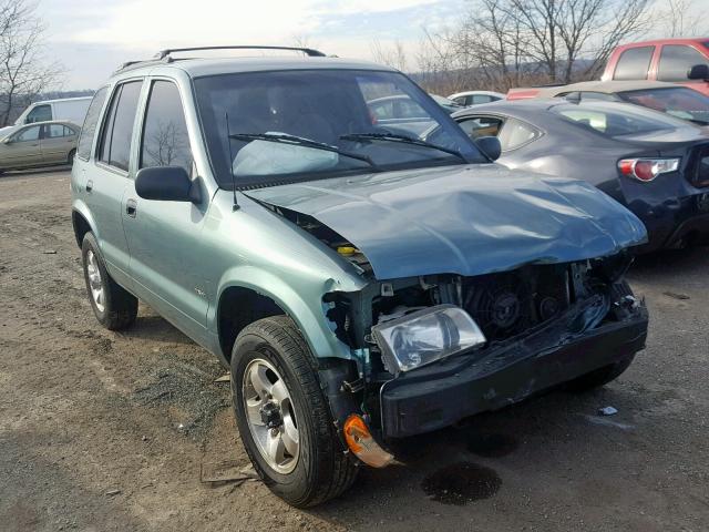 KNDJA7230Y5656876 - 2000 KIA SPORTAGE GREEN photo 1