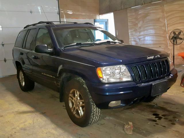 1J4GW58N1YC116791 - 2000 JEEP GRAND CHER BLUE photo 1