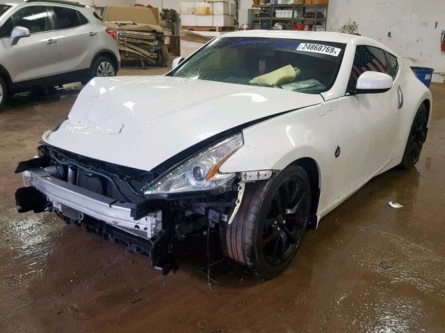 JN1AZ4EH5DM382818 - 2013 NISSAN 370Z BASE WHITE photo 2