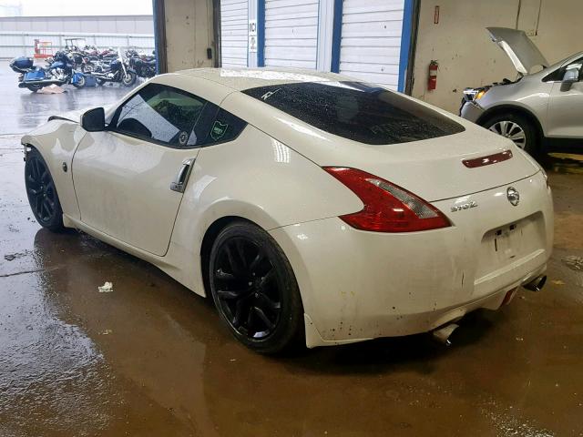 JN1AZ4EH5DM382818 - 2013 NISSAN 370Z BASE WHITE photo 3