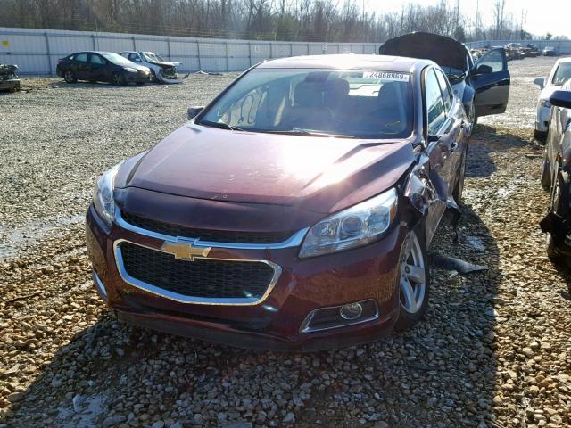 1G11G5SX5FF102089 - 2015 CHEVROLET MALIBU LTZ 栗色 照片 2