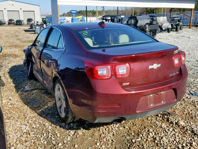 1G11G5SX5FF102089 - 2015 CHEVROLET MALIBU LTZ 栗色 照片 3