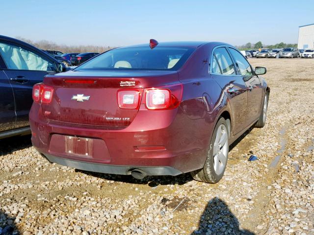 1G11G5SX5FF102089 - 2015 CHEVROLET MALIBU LTZ 栗色 照片 4