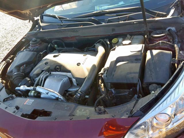 1G11G5SX5FF102089 - 2015 CHEVROLET MALIBU LTZ 栗色 照片 7