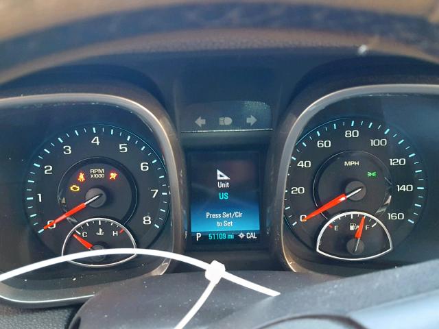 1G11G5SX5FF102089 - 2015 CHEVROLET MALIBU LTZ 栗色 照片 8