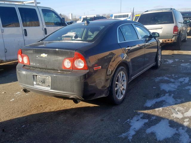 1G1ZG5E74CF218944 - 2012 CHEVROLET MALIBU LTZ BLACK photo 4