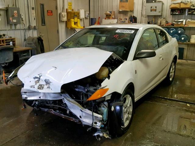 1G8AM12F84Z169517 - 2004 SATURN ION LEVEL WHITE photo 2