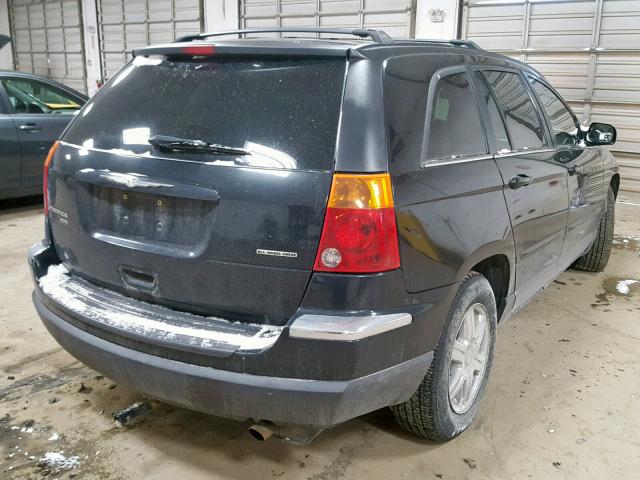 2C8GF68445R234466 - 2005 CHRYSLER PACIFICA T BLACK photo 4