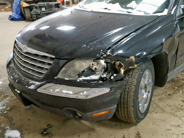 2C8GF68445R234466 - 2005 CHRYSLER PACIFICA T BLACK photo 9