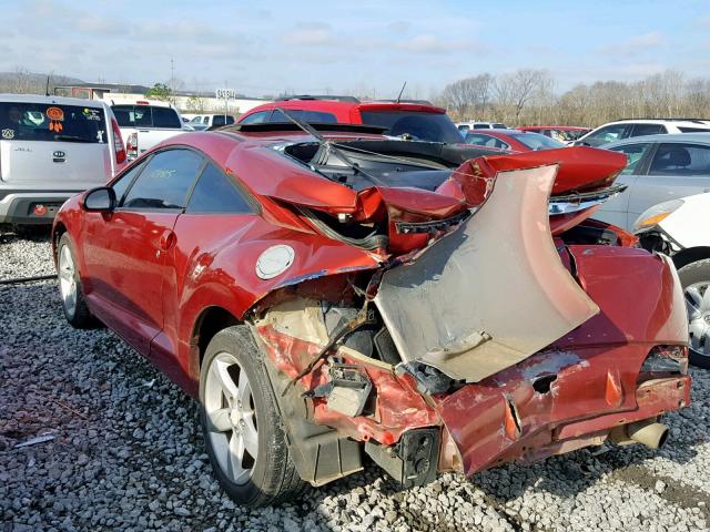 4A3AK24F68E007653 - 2008 MITSUBISHI ECLIPSE GS MAROON photo 3