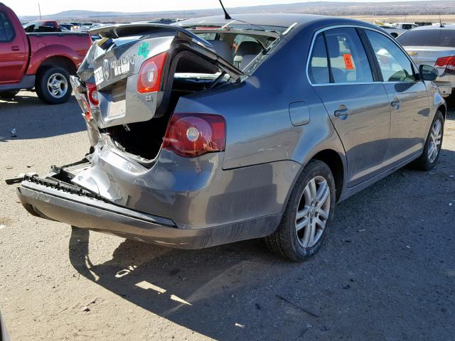 3VWEG71K67M066776 - 2007 VOLKSWAGEN JETTA WOLF GRAY photo 4