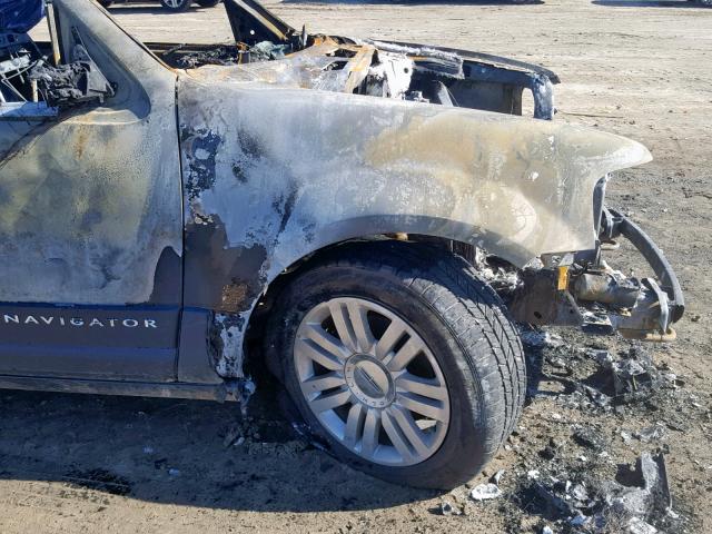 5LMJJ2H54DEL01899 - 2013 LINCOLN NAVIGATOR Күйген фото 9