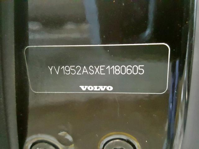YV1952ASXE1180605 - 2014 VOLVO S80 3.2 BLACK photo 10