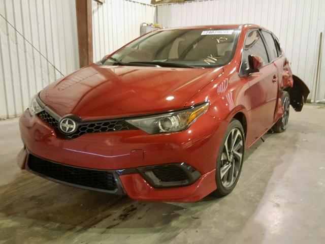 JTNKARJE9GJ516118 - 2016 TOYOTA SCION IM RED photo 2