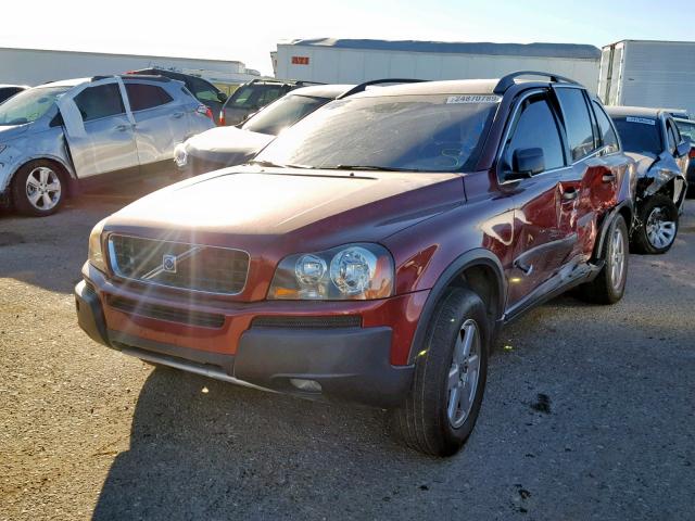 YV4CM592961308030 - 2006 VOLVO XC90 BURGUNDY photo 2