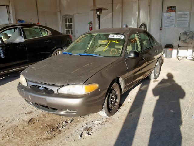 3FAFP13PX2R214961 - 2002 FORD ESCORT BEIGE photo 2