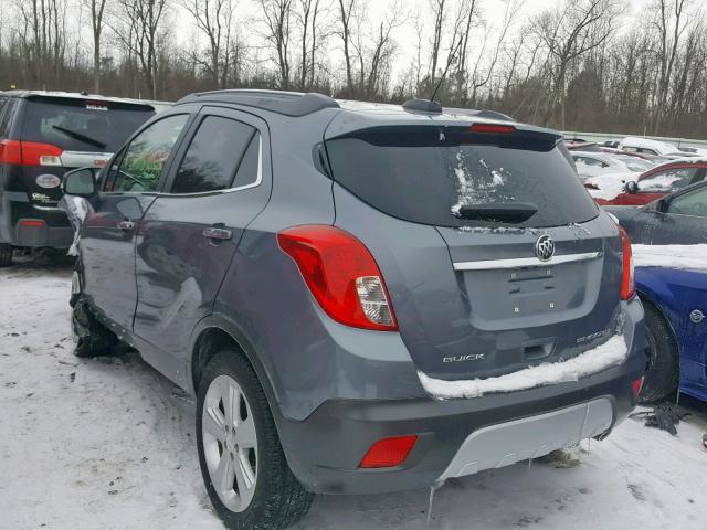 KL4CJCSBXFB194750 - 2015 BUICK ENCORE SILVER photo 3