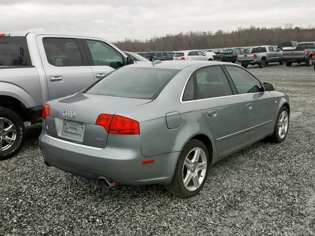 WAUAF78E36A015149 - 2006 AUDI A4 2 GRAY photo 4